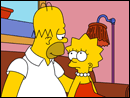 Homer y Lisa Simpson