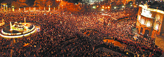 Foto de portada de El Pa�s del 14 de enero de 2007