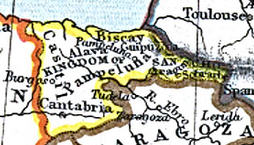 Antiguo Reino de Navarra, en 1030