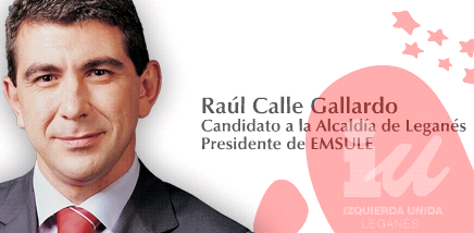 Ra�l Calle, l�der de IU en Legan�s